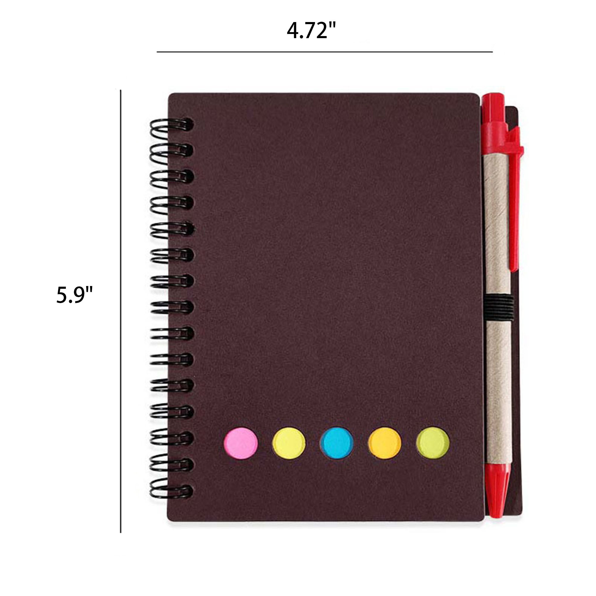 Motivational Circular Diary With Adhesive Notes 3
