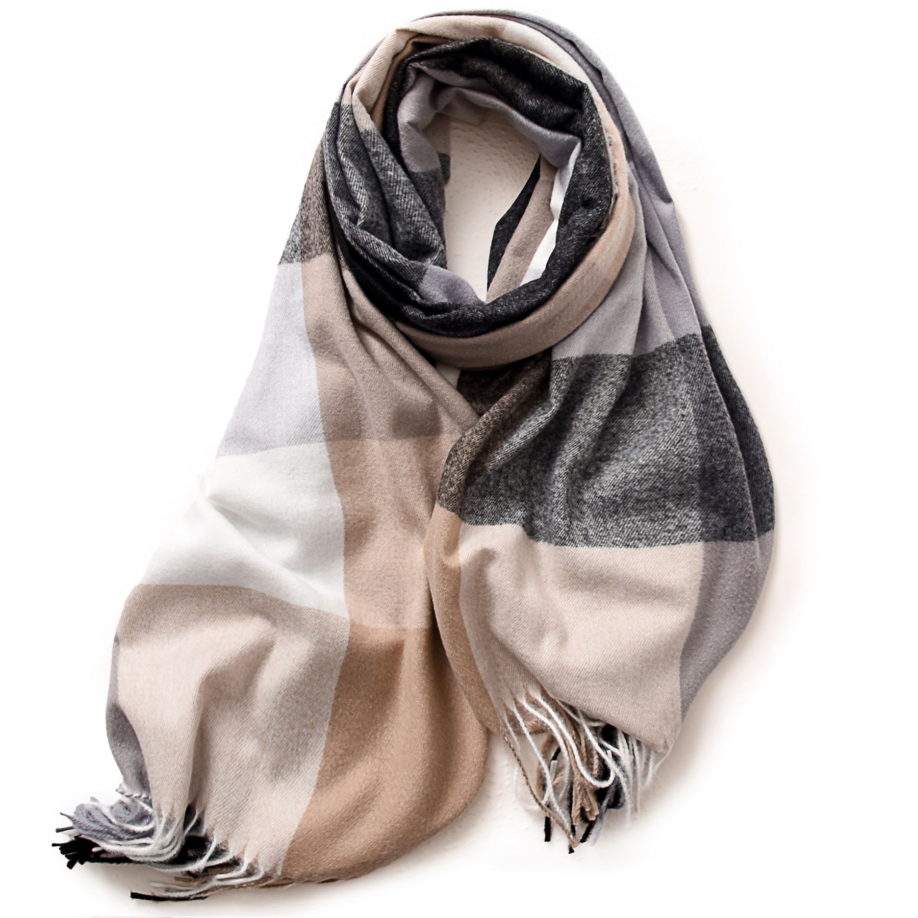 Long Plaid Scarf 4