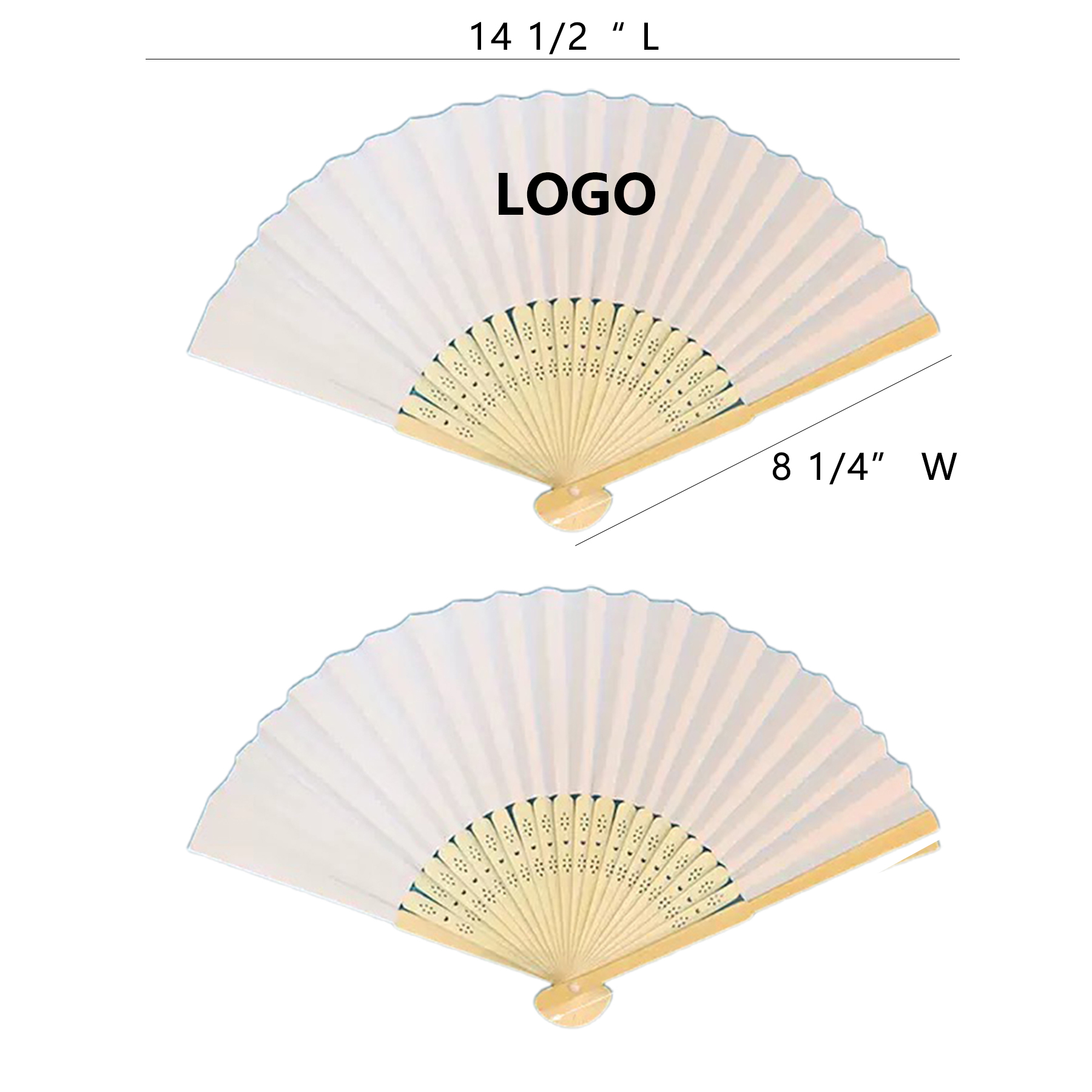 Folding Paper Hand Fan 1