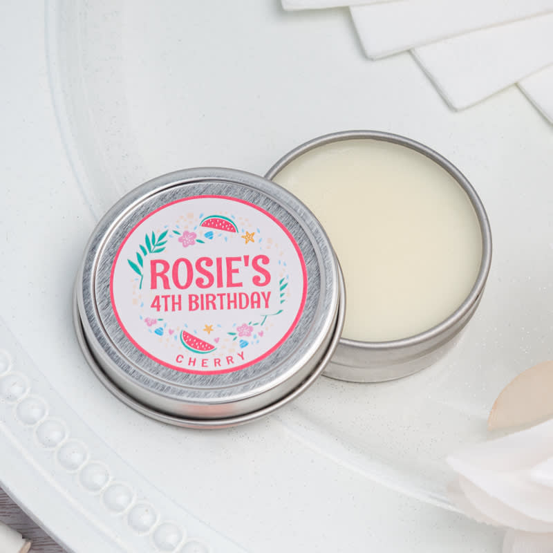 Custom Natural Lip Balm Tins 21