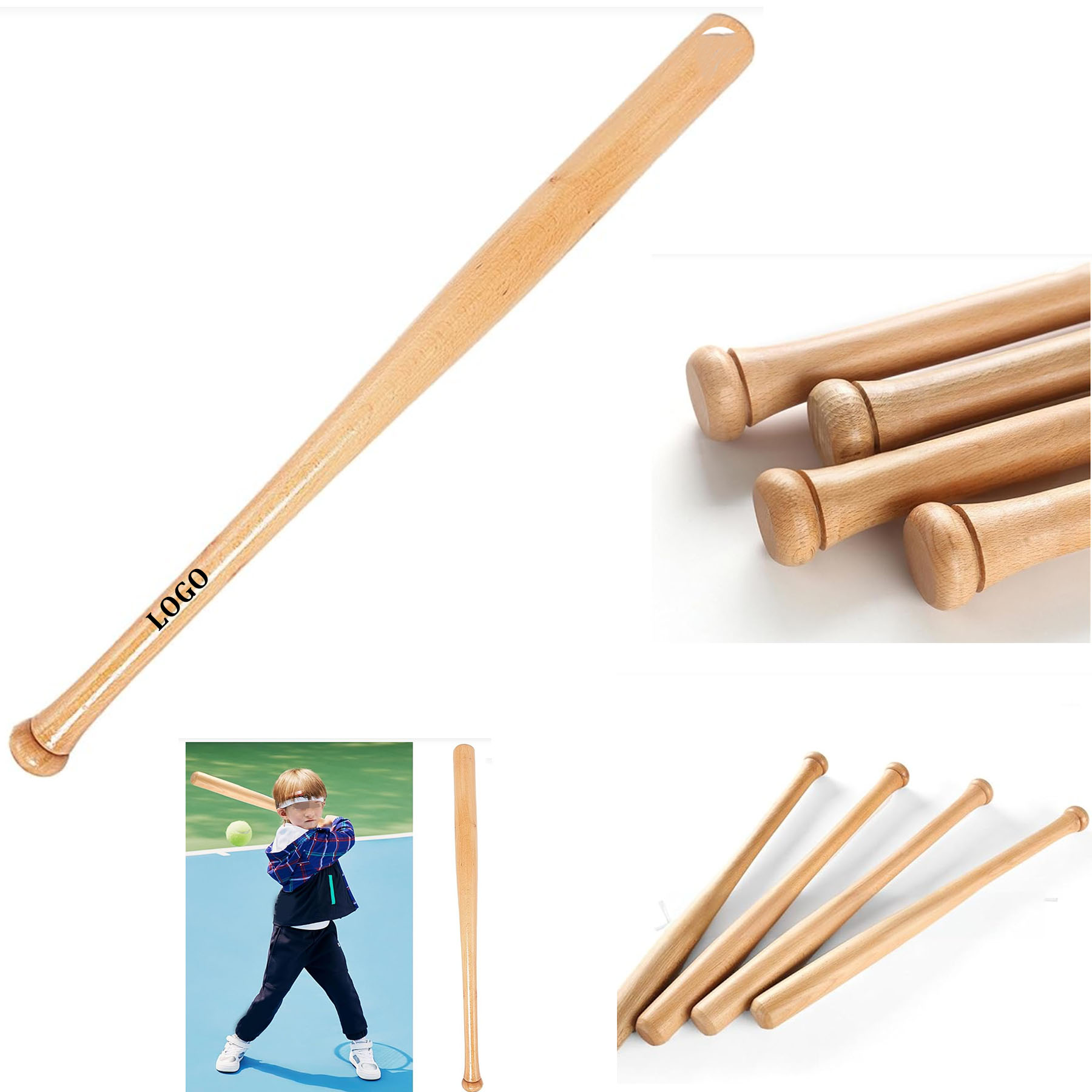 18 Inch Wooden Baseball Softball Bat 2