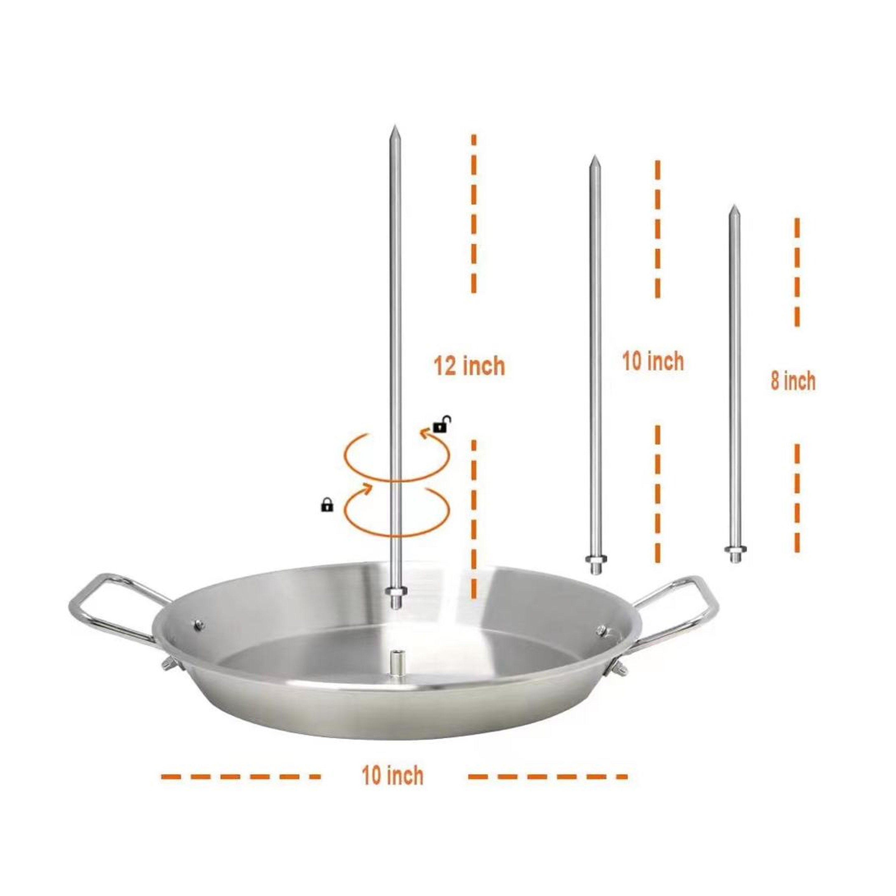 BBQ Vertical Skewer (direct import) 2