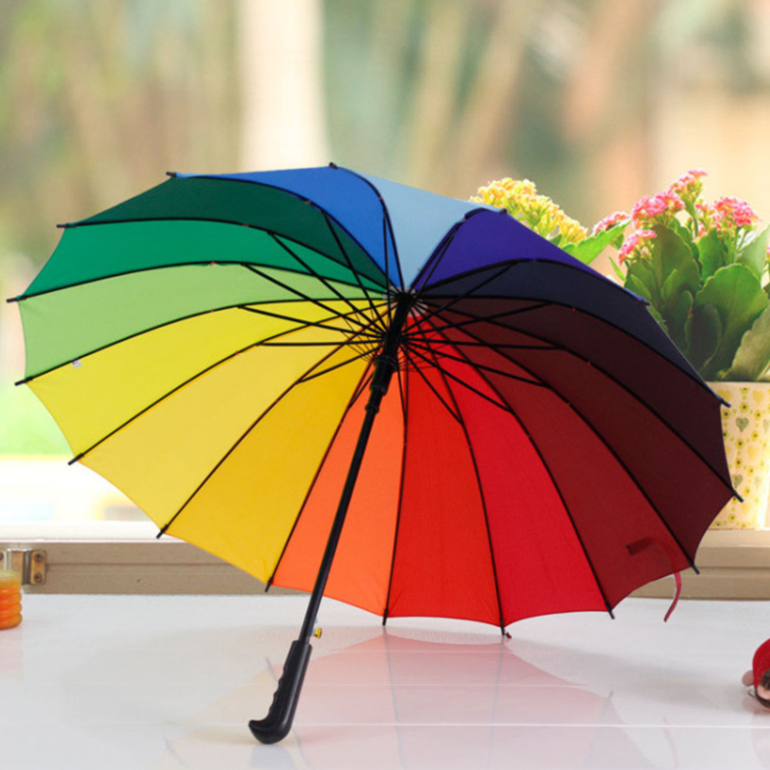Rainbow umbrella 4