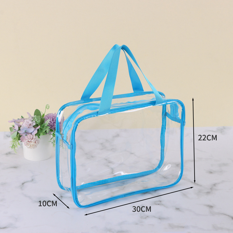 Clear Tote Bag With Zipper 1