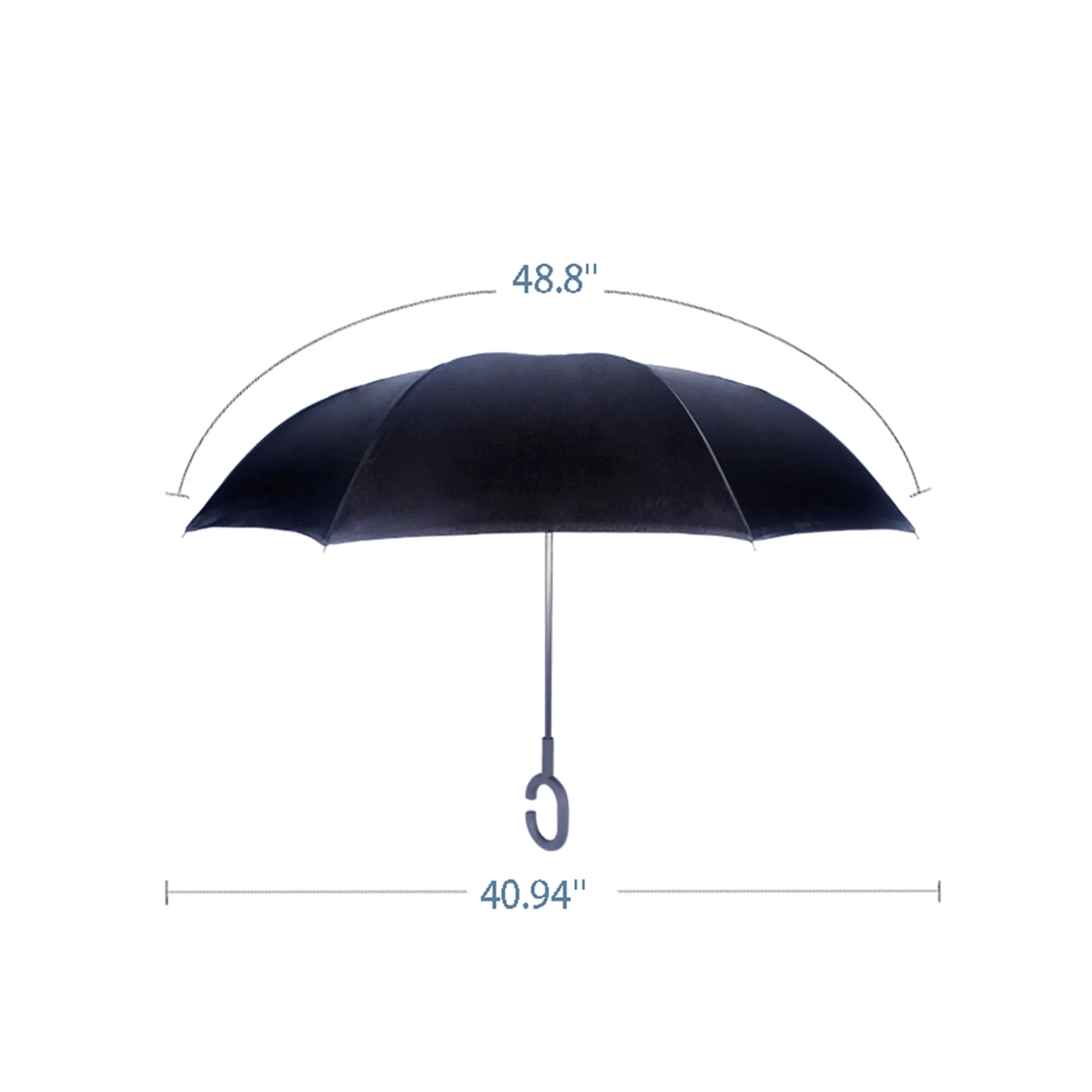 Windproof Double Layer Upside Down Car Rain Umbrella 7