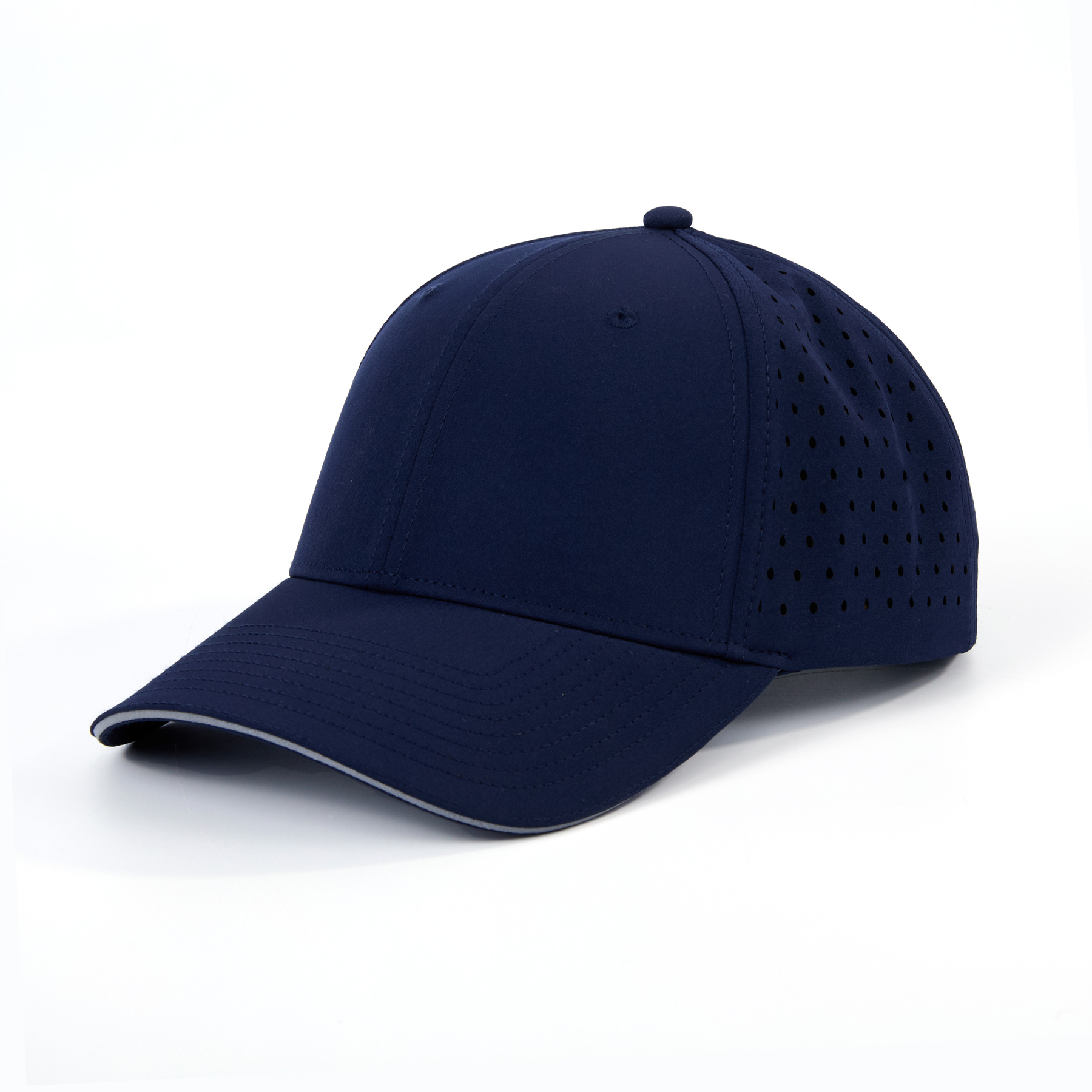 6 Panel Structured Laser-Cut Mesh Golf Cap 12