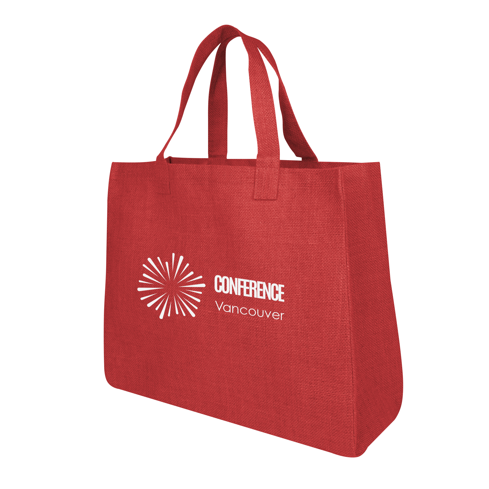 Juliet Jute Tote Bag, custom tote bag with logo imprint 8
