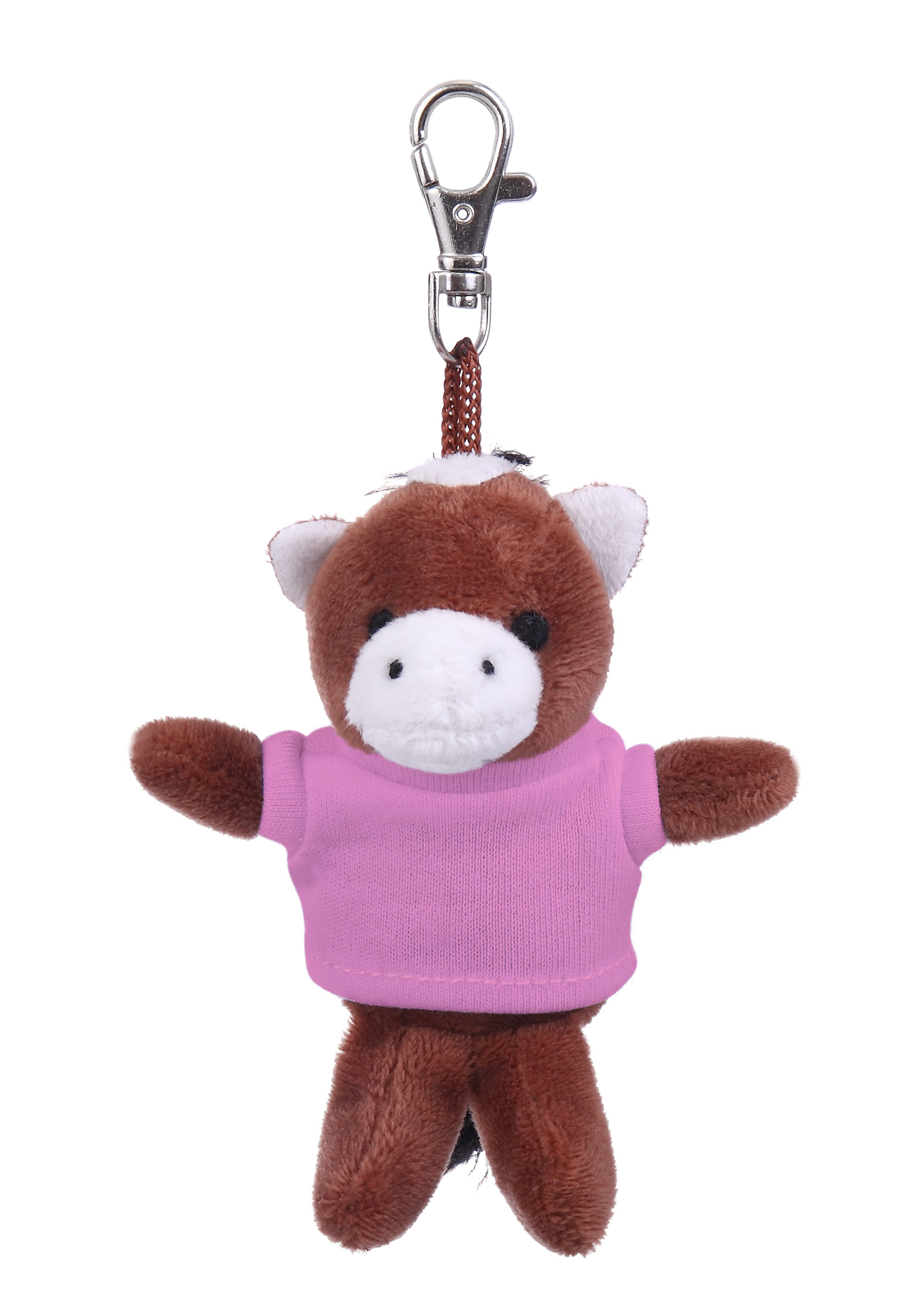 Soft Plush Horse Keychain with Tee 2