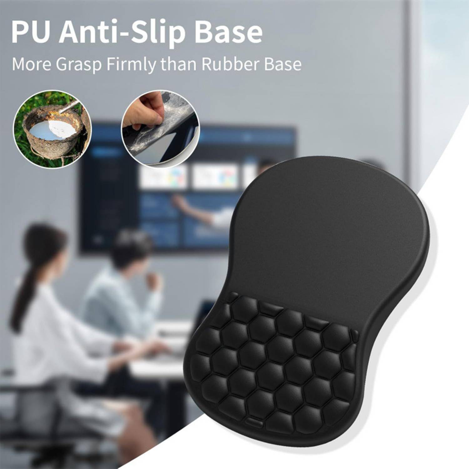 Ergonomic Mouse Pad w/ Wrist Rest 4