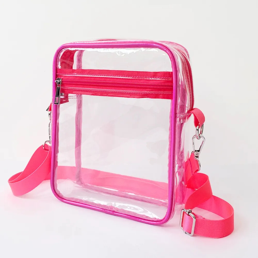 Clear PVC Transparent Crossbody Bag 1