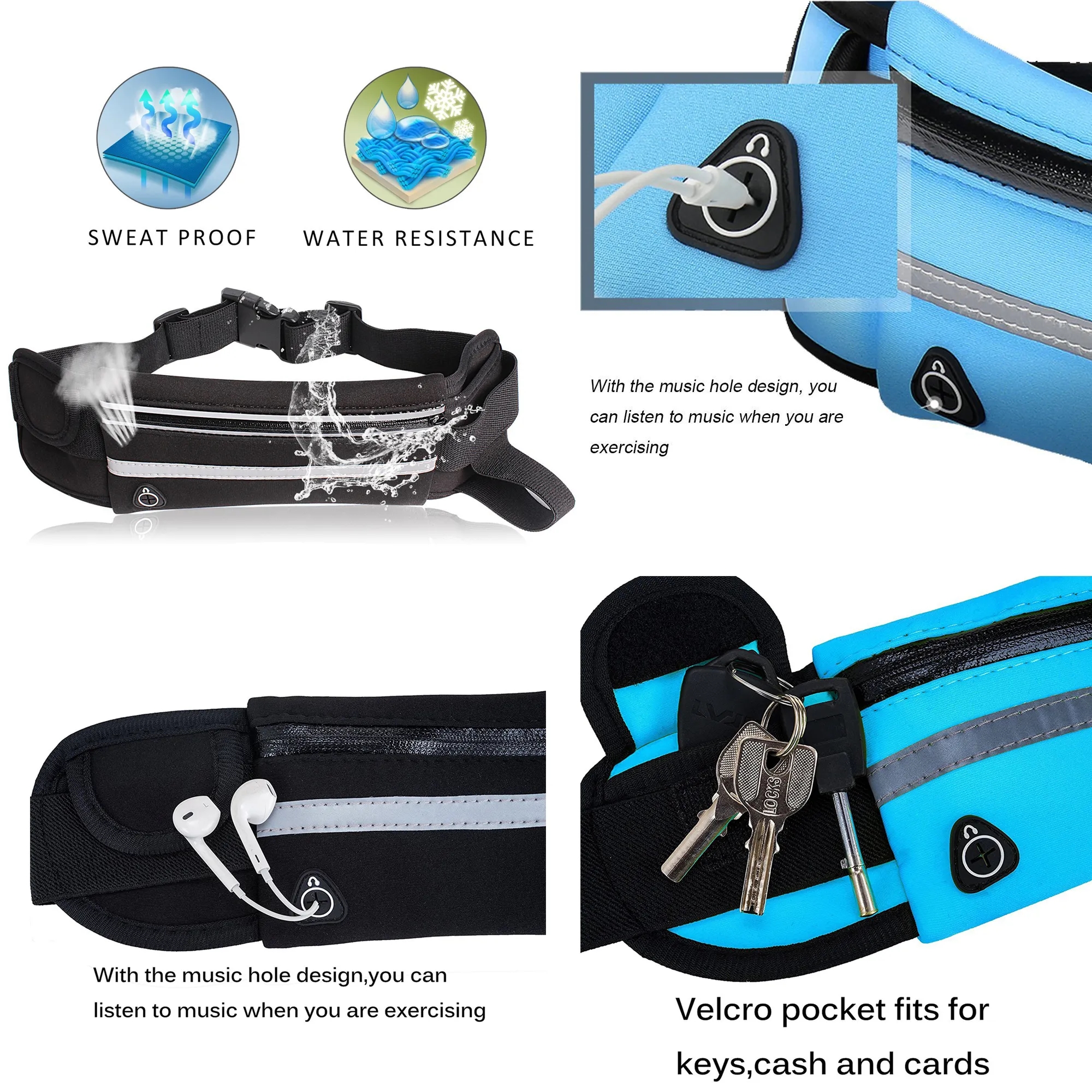 MOQ 100PCS Fanny Pack for Women Men Waist Crossbody Bag 4