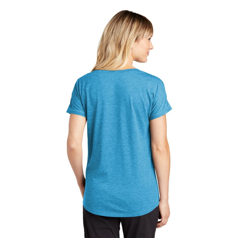 Sport-Tek Women's PosiCharge Tri-Blend Wicking Dolman Tee. 4