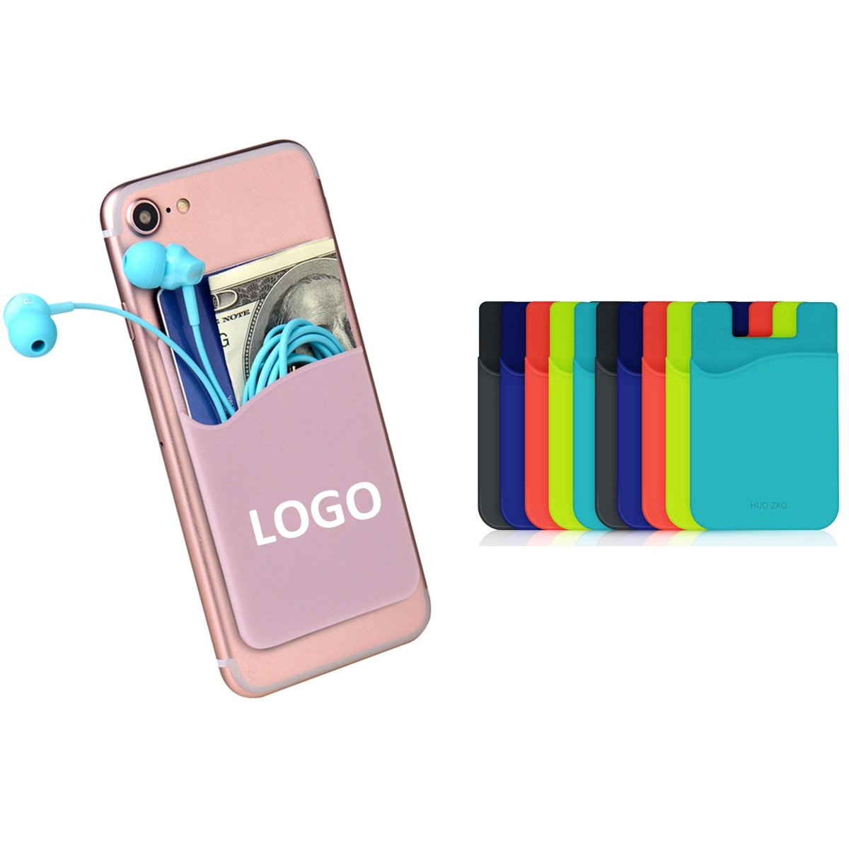 Silicone Phone Card Holder 2