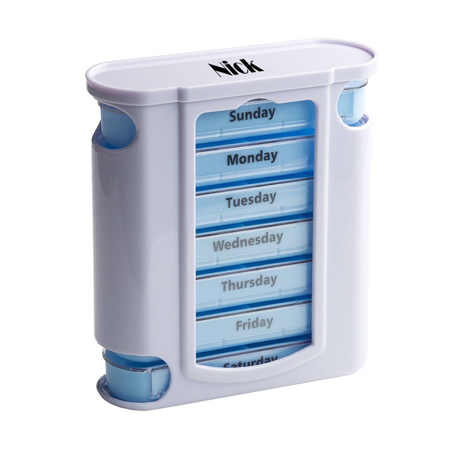 Plastic Pill Case Portable Drawer Moisture Resistant