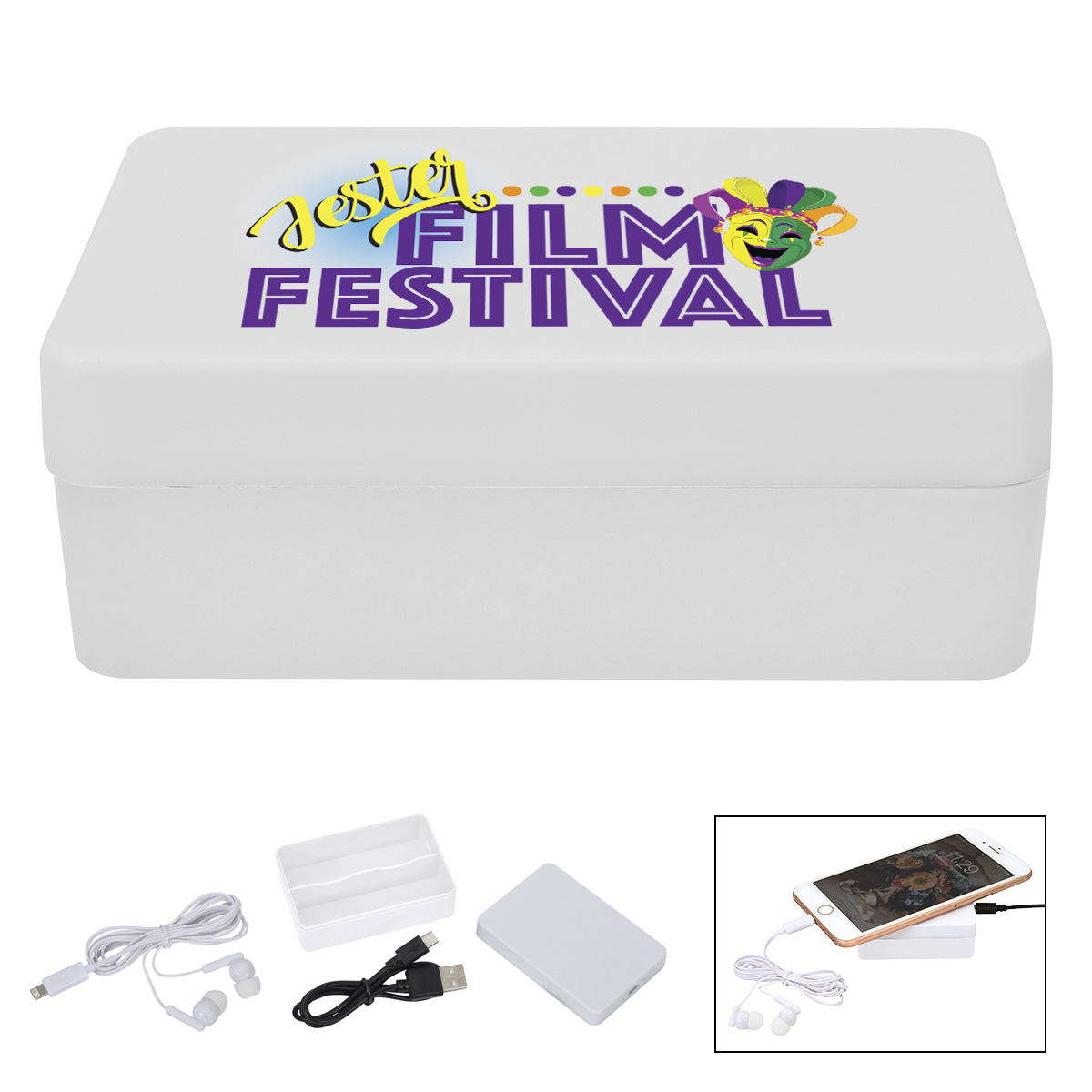 3-In-1 Stowaway Wireless Charging Kit With Earbuds 10