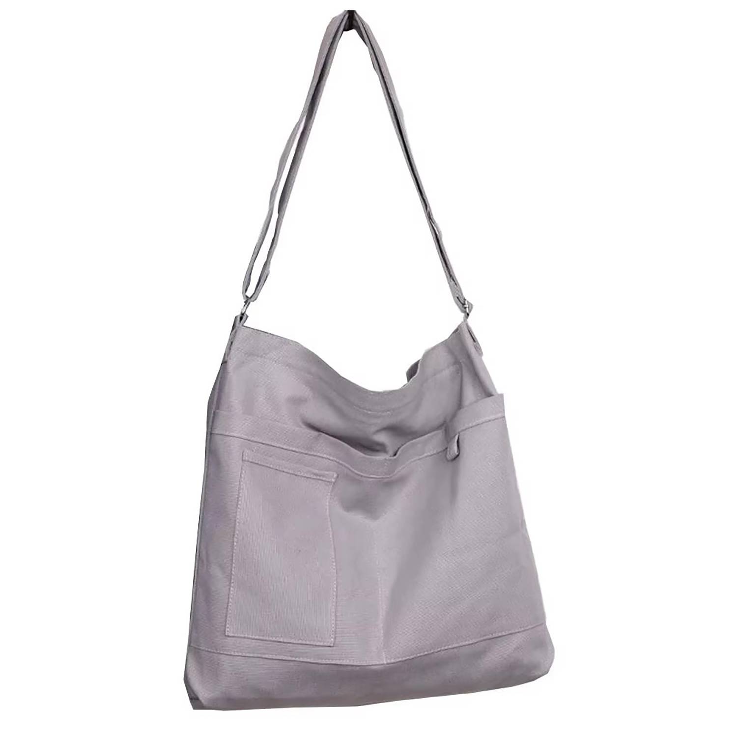Canvas Zipper Pocket Crossbody Shoulder Bag 8