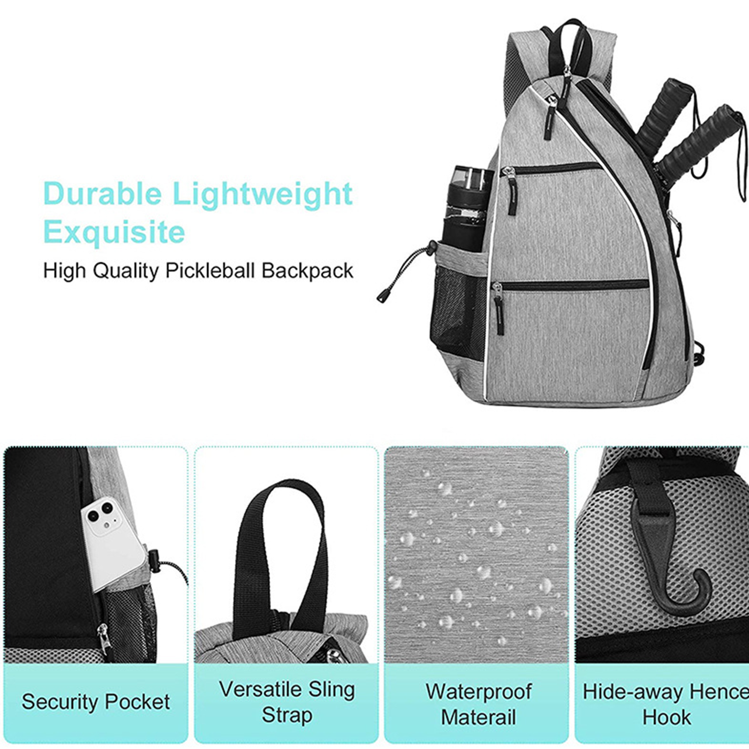 Crossbody Backpack For Pickleball 3