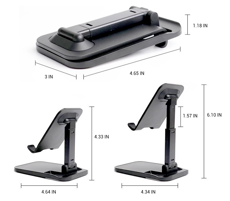 Three-Fold Adjustable Phone Stand and Holder 1