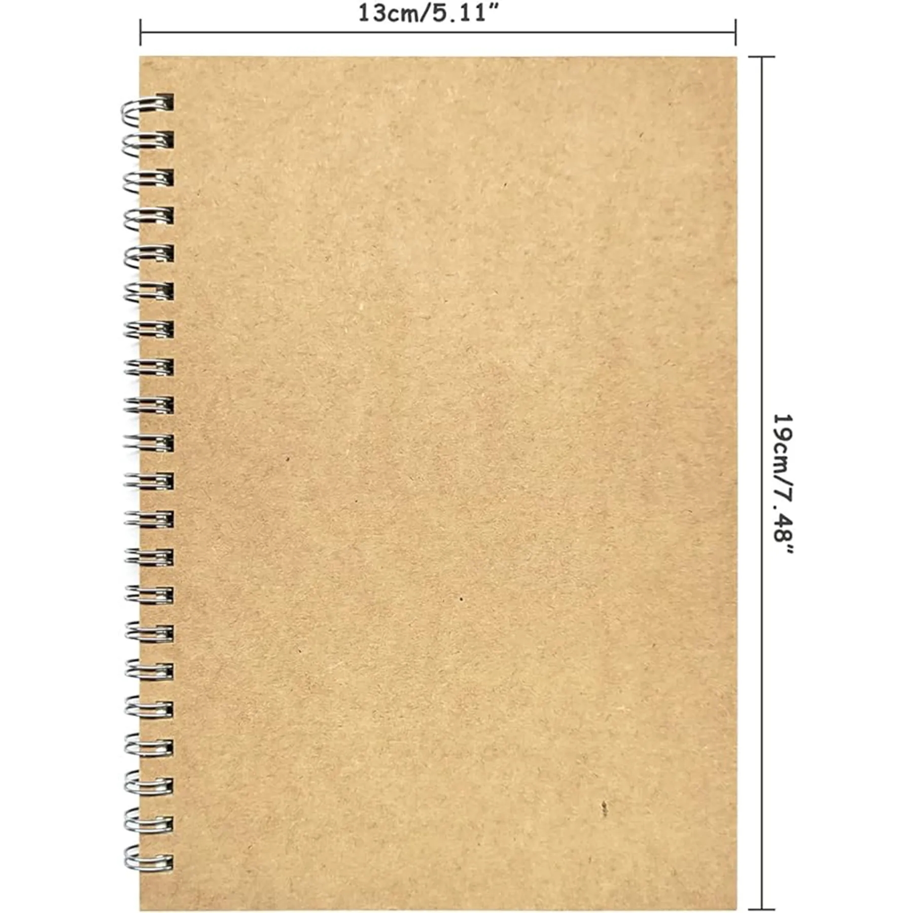 5.1"*7.5" Brown Notebook 4