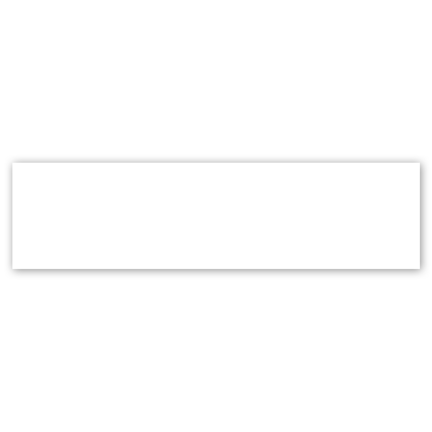 3 X 11.5 In Rect Perm Bumper Sticker 2