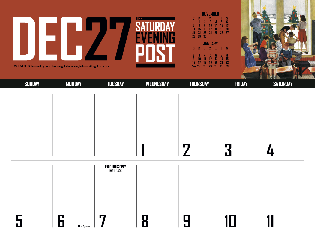 Triumph® Calendars Big Block Memo 76