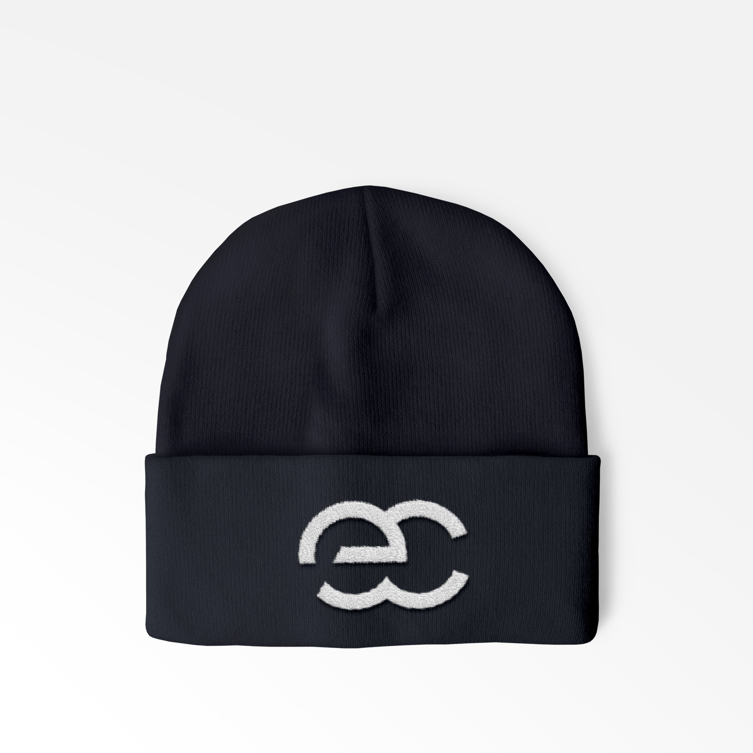 Cuffed Beanie with direct embroidery