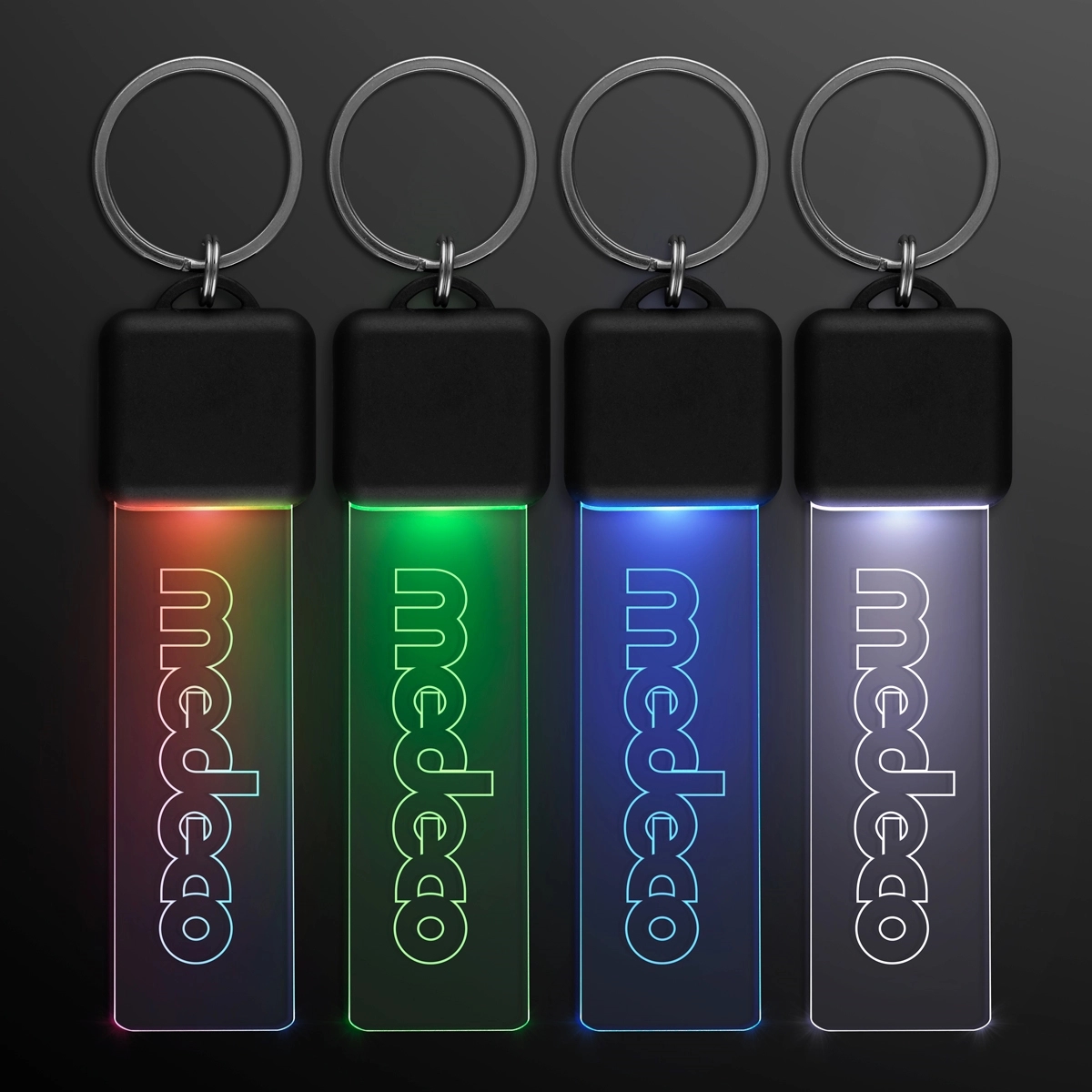 Laser Engraved - Light Up Keychain 4