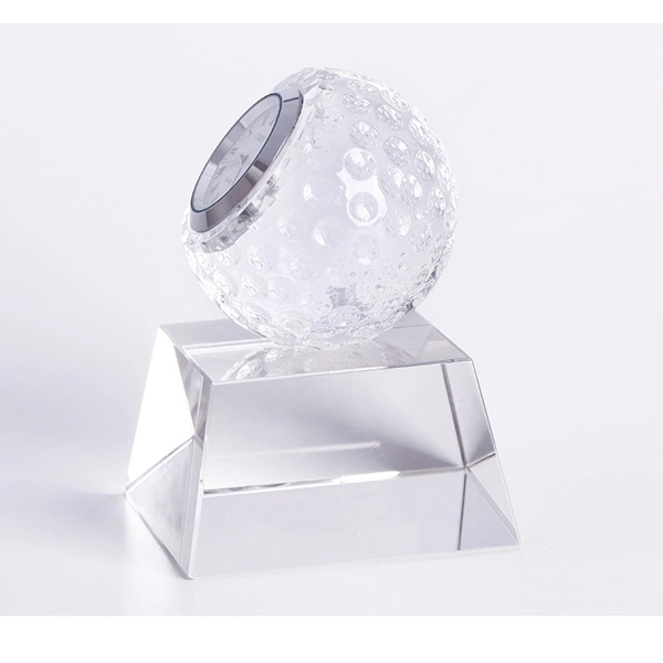 Crystal Golf Ball Clock 2
