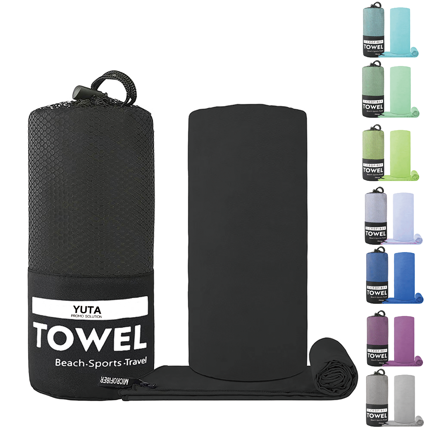 Dual-Sided Microfiber Sports Towel Quick Dry & Portable