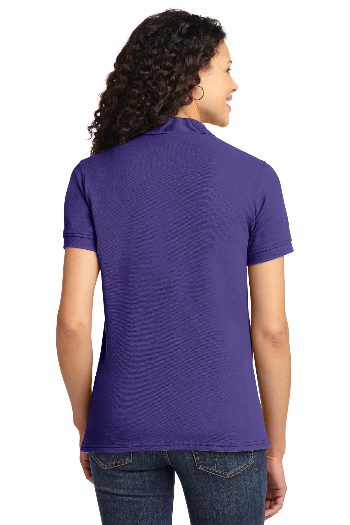 Port & Co Women's Core Blend Pique Polo. LKP155 113