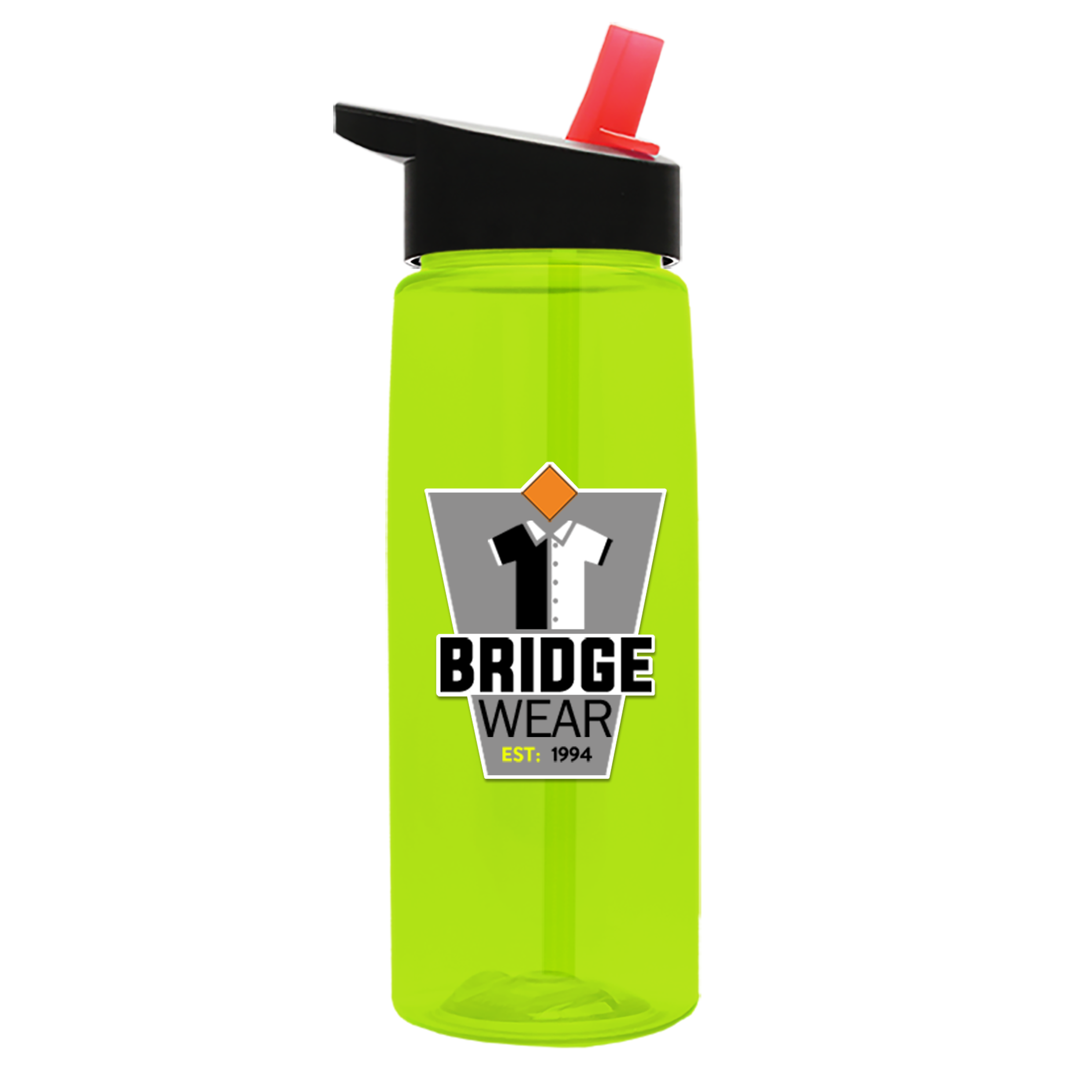 Garyline® Flair Tritan® Bottle with Flip-Straw Lid - 26 oz. 937