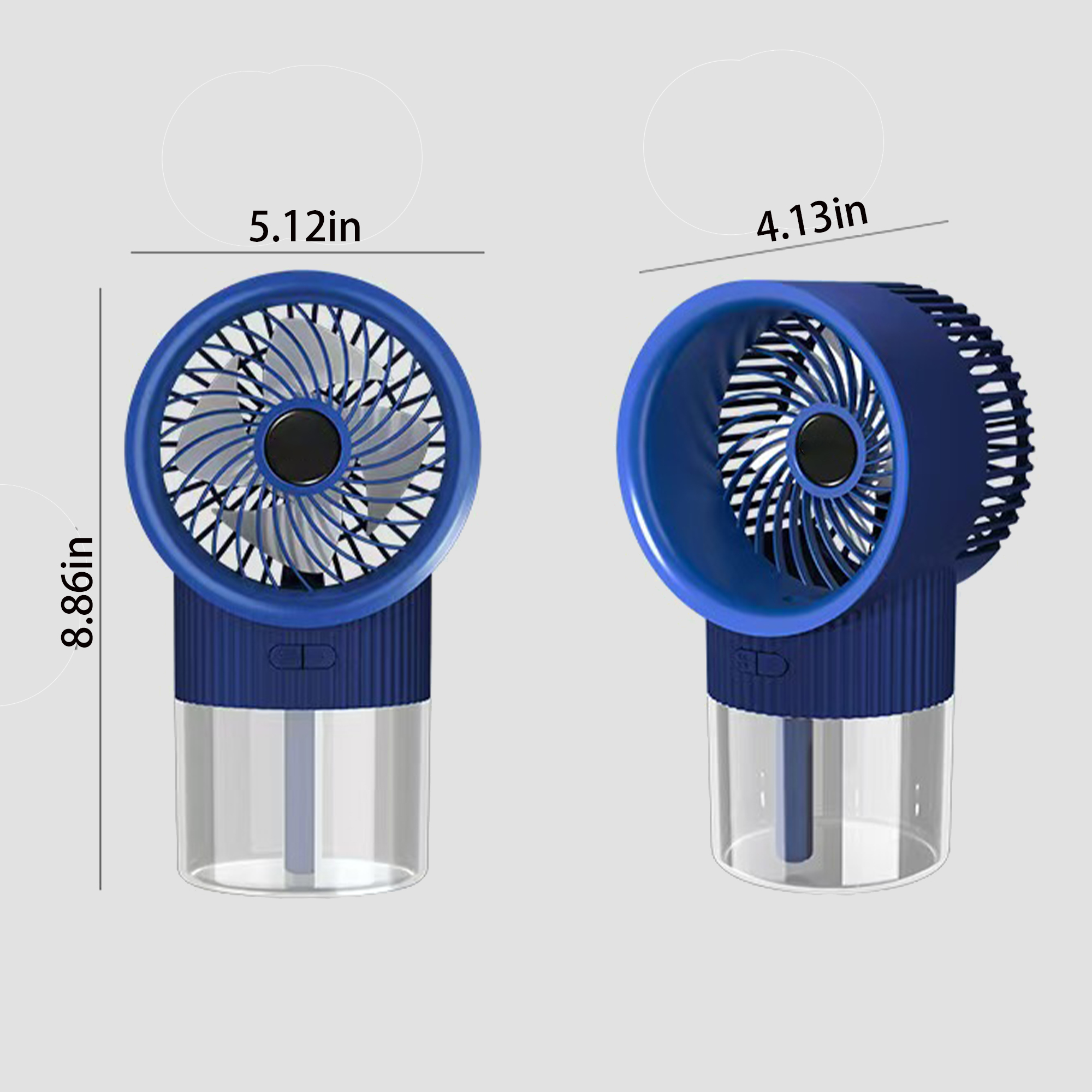 Plastic Personalized 2-in-1 Fan Humidifier 1