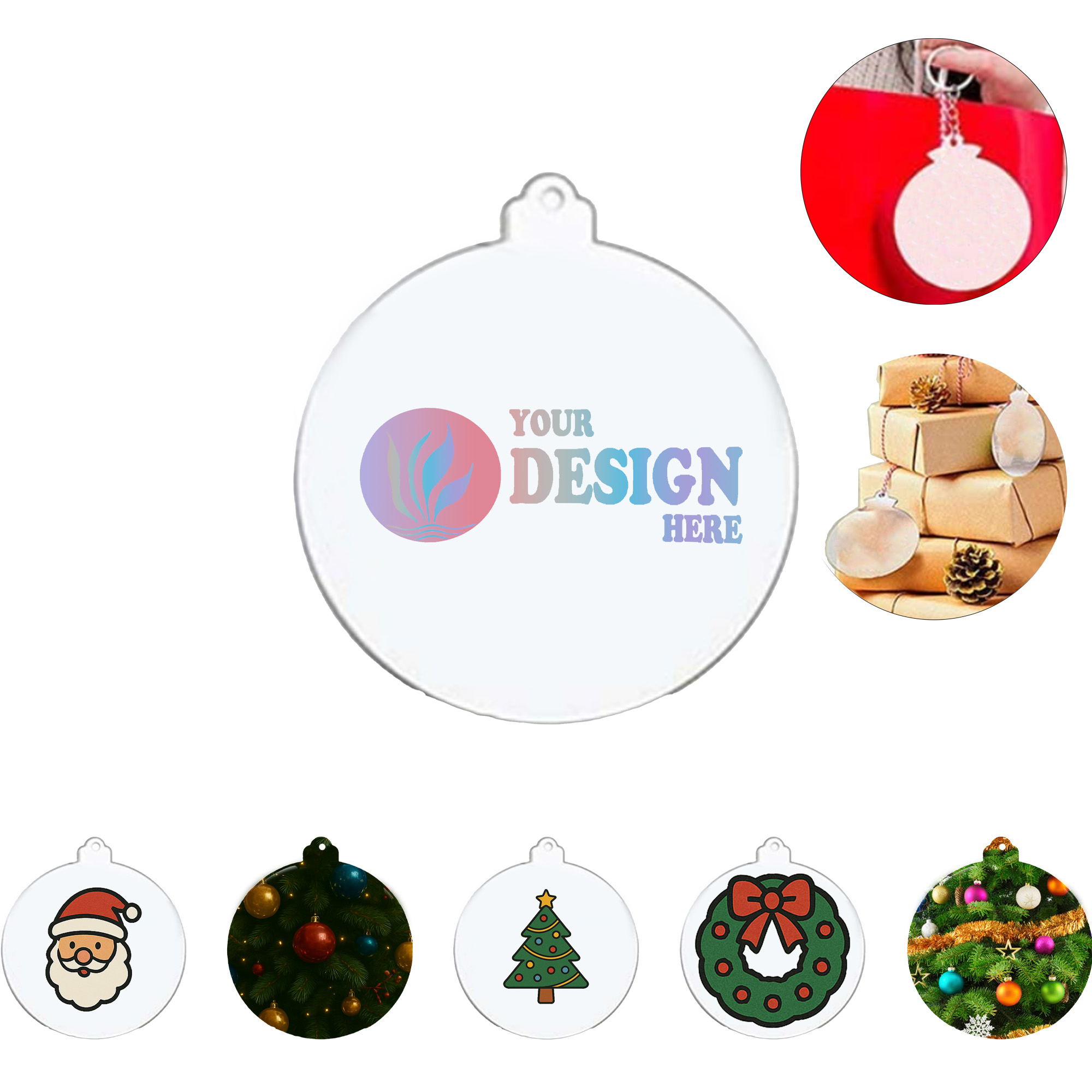 Acrylic Christmas Ornament 2
