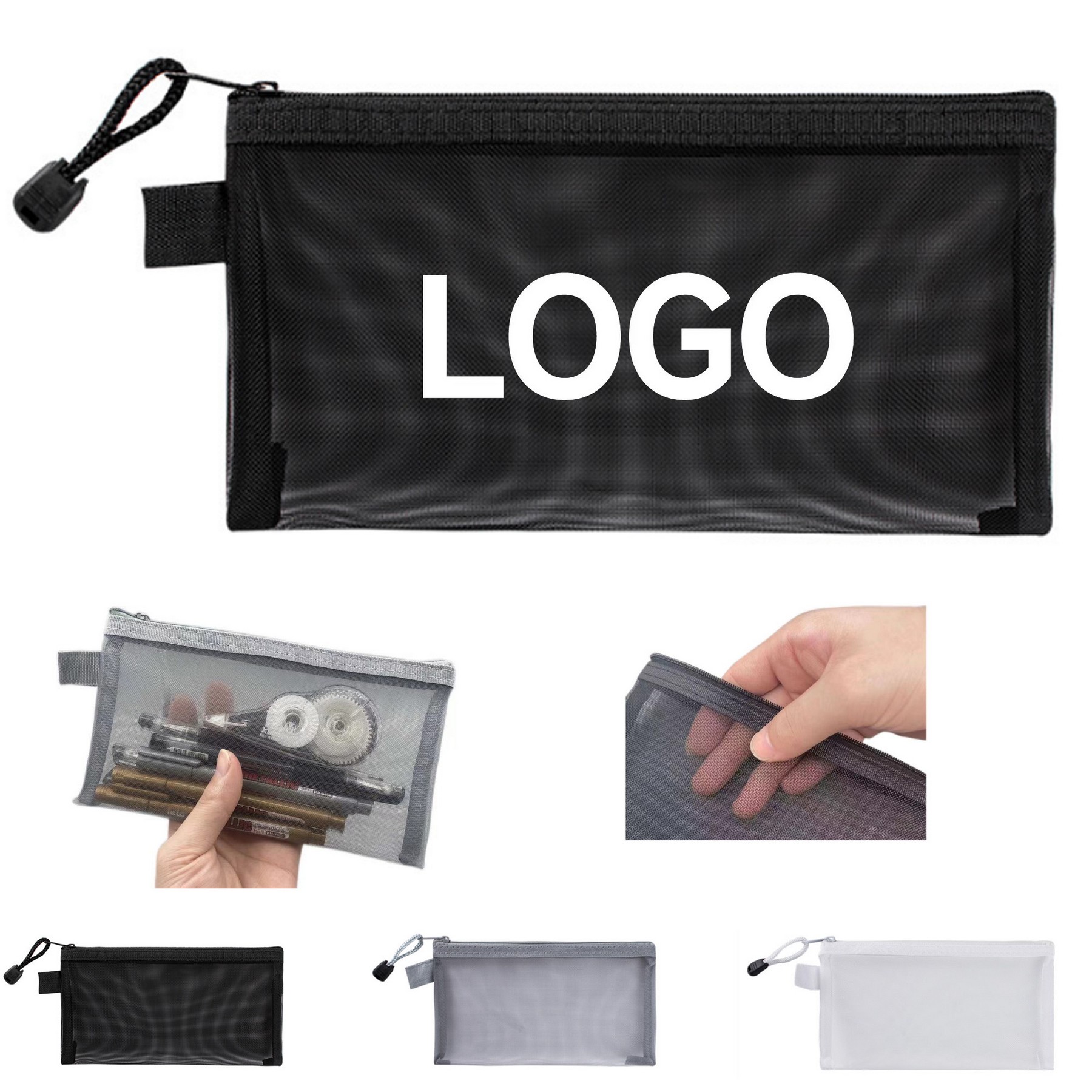 Large Capacity Transparent Mesh Bag 1