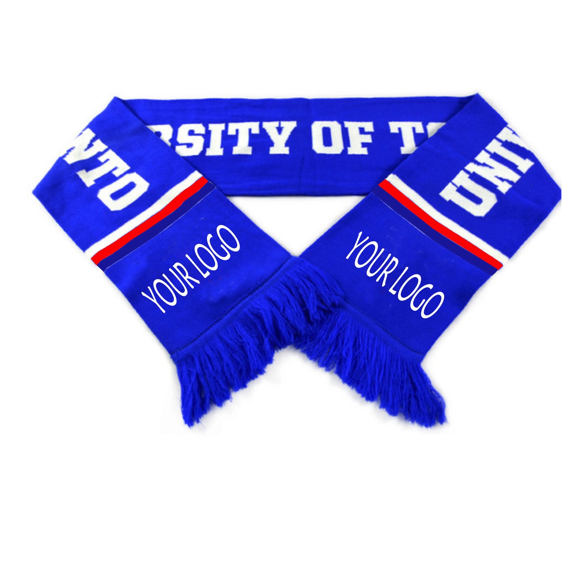 Knitted Acrylic Scarf With Fringe MOQ 100pcs 2
