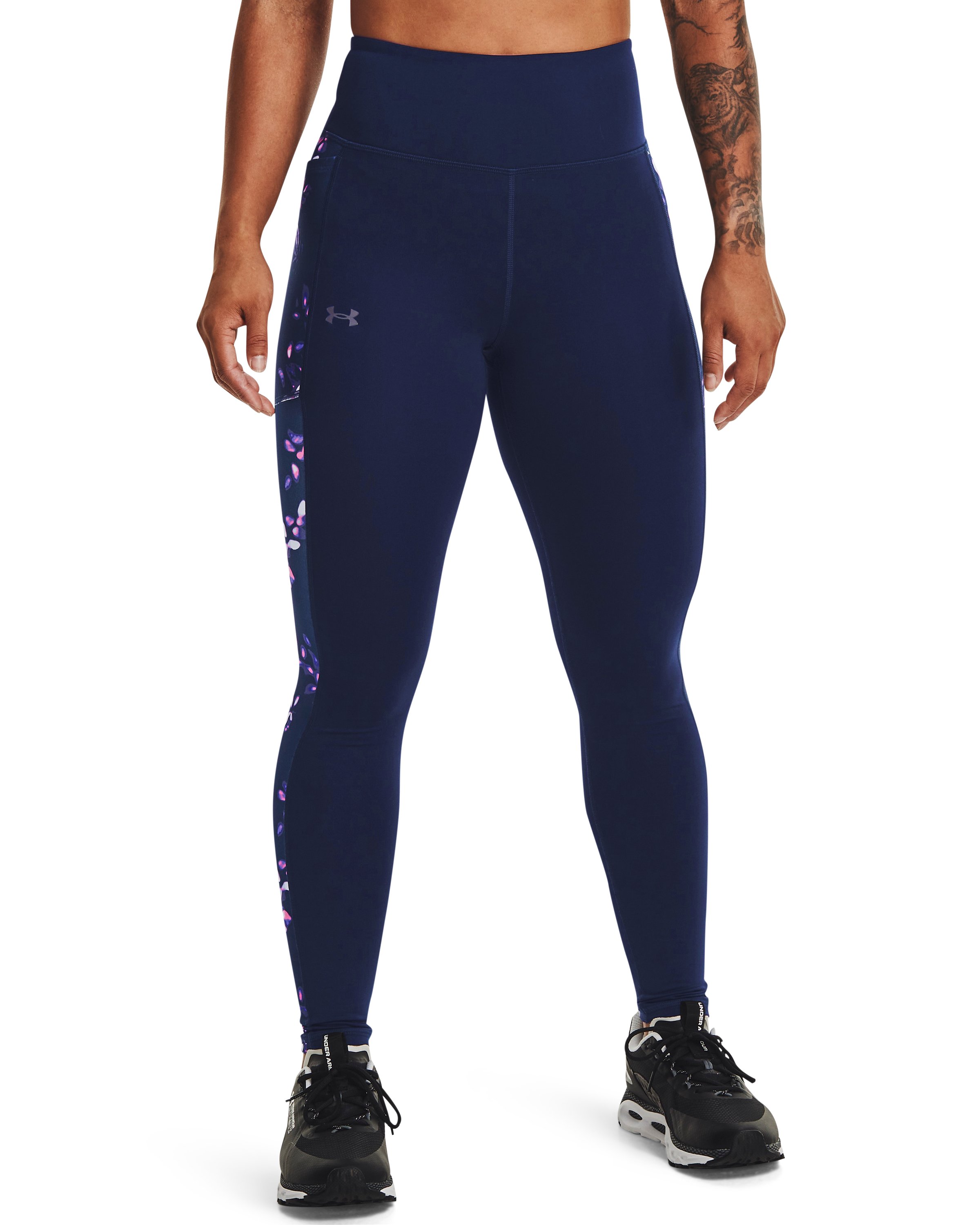 Women's ColdGear No-Slip Waistband Ankle Leggings 2