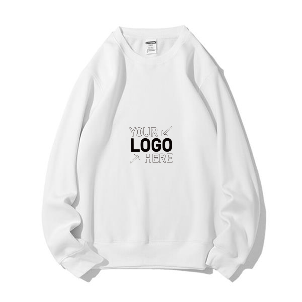 Crewneck Cotton&Polyester Fleece Sweatshirts, custom hoodie or sweatshirt with logo imprint 6