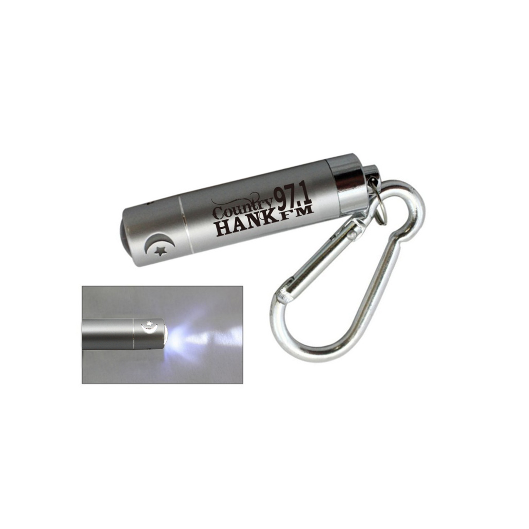 LED Flashlight with Carabiner-Close Out 3