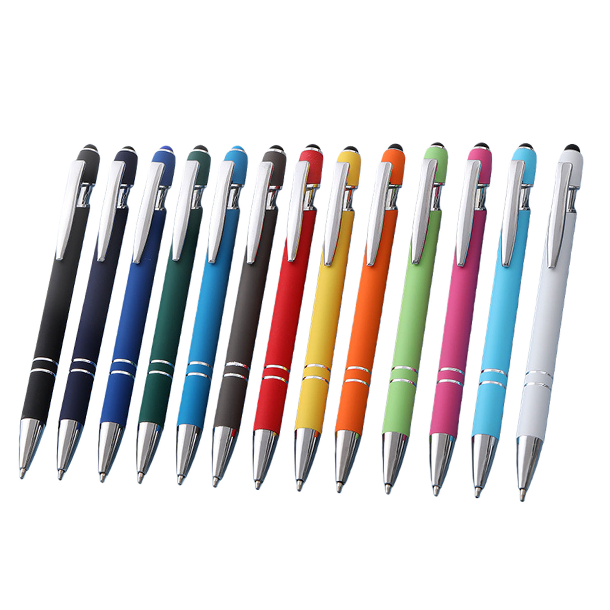 2-in-1 Retractable Ballpoint Pen with Stylus Tip 4