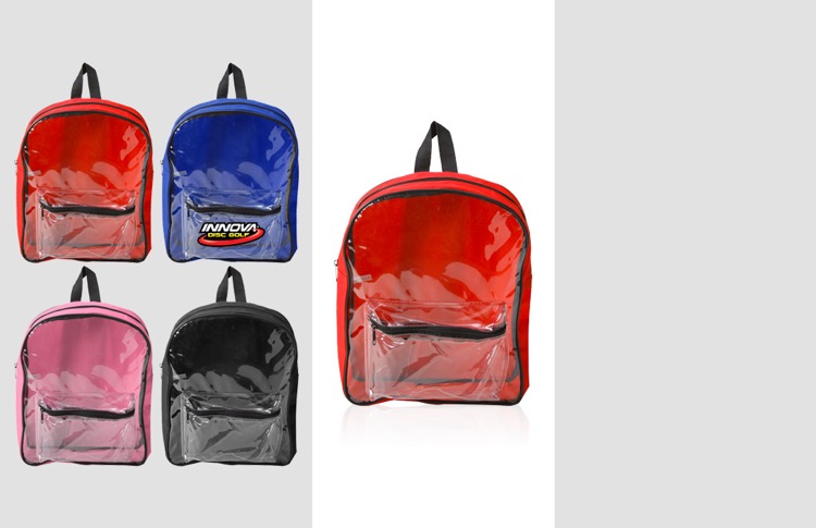 Clear Front Back Pack 3