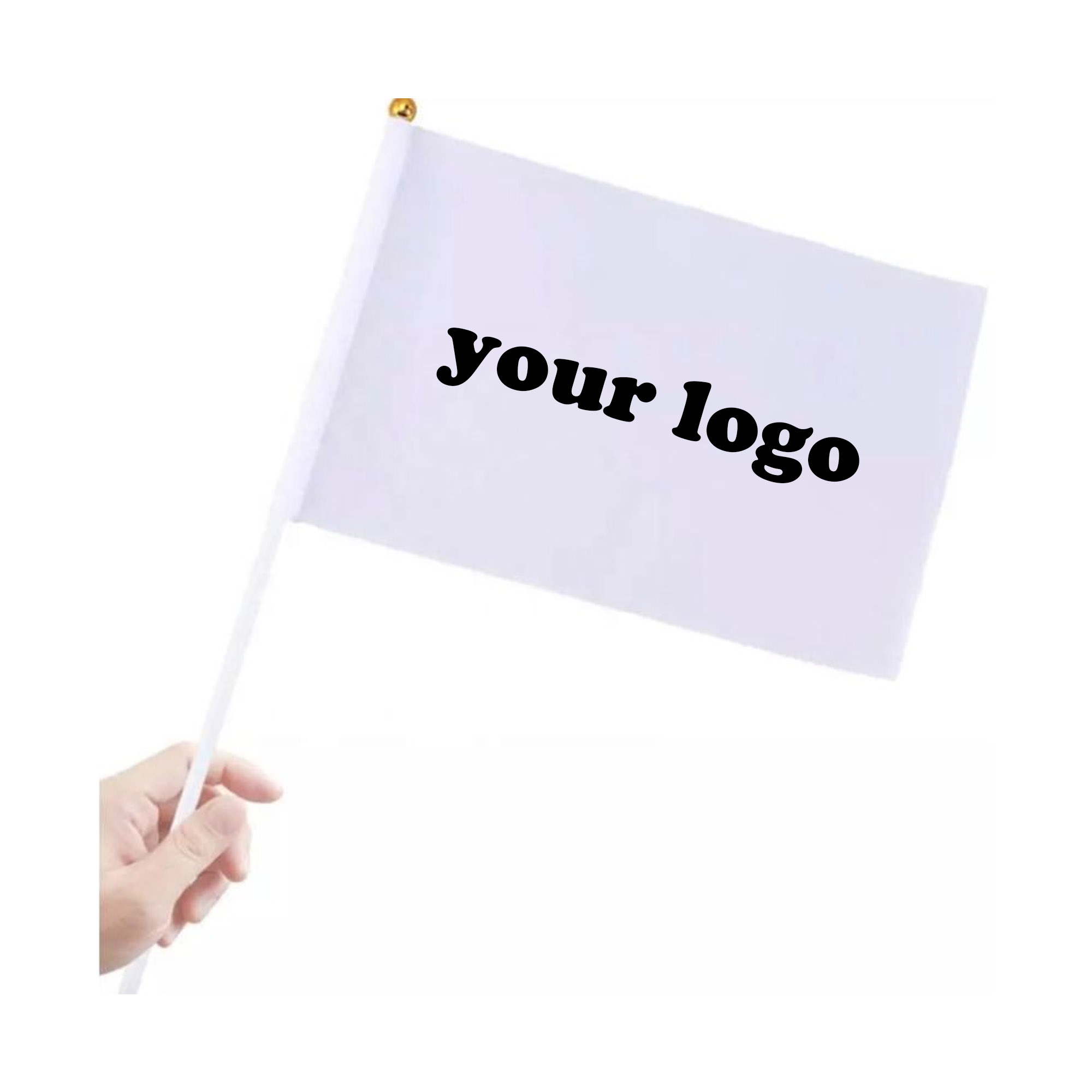 MOQ 100 pcs Promotional Hand Flag 4