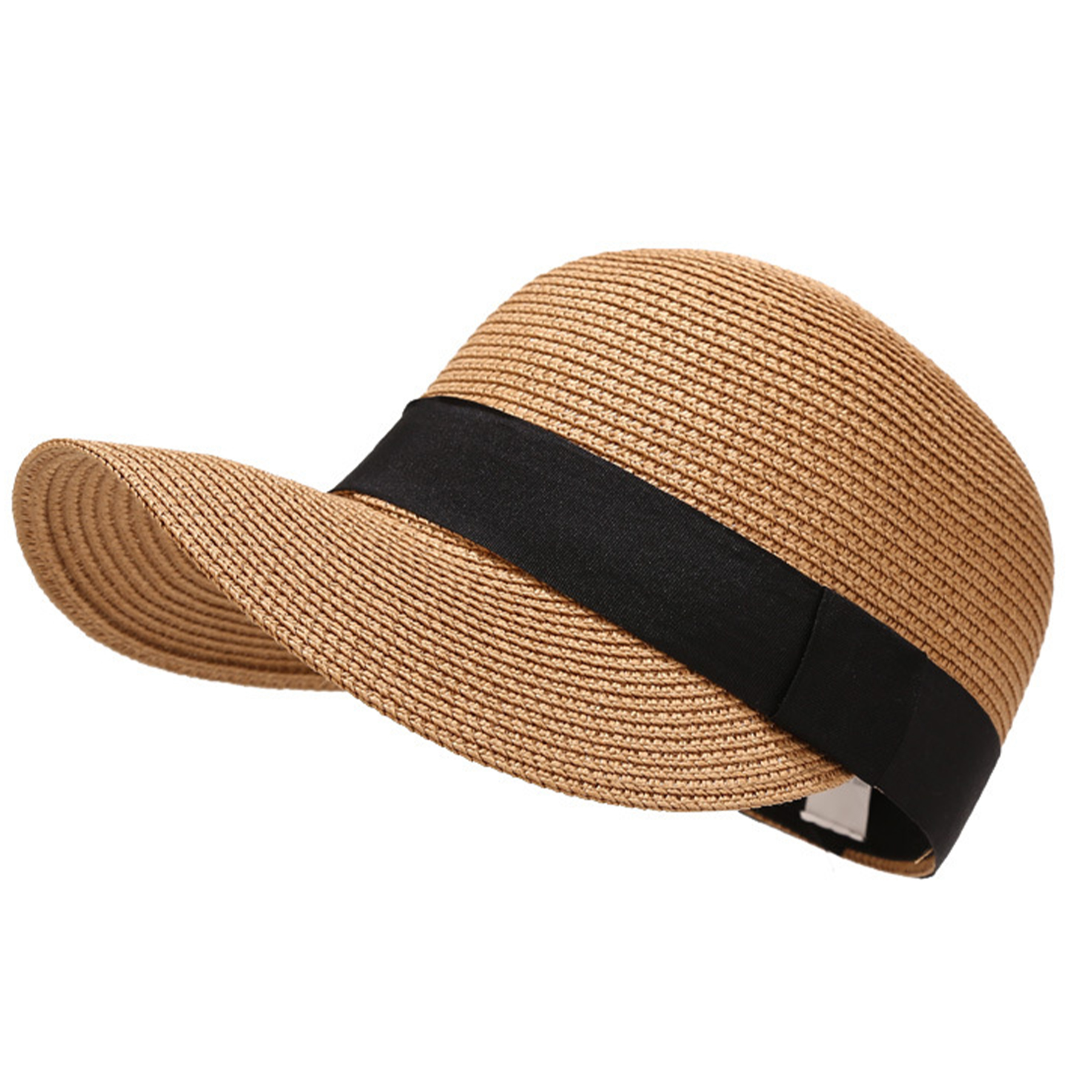 Jute Beach Sunscreen Straw Cap 2