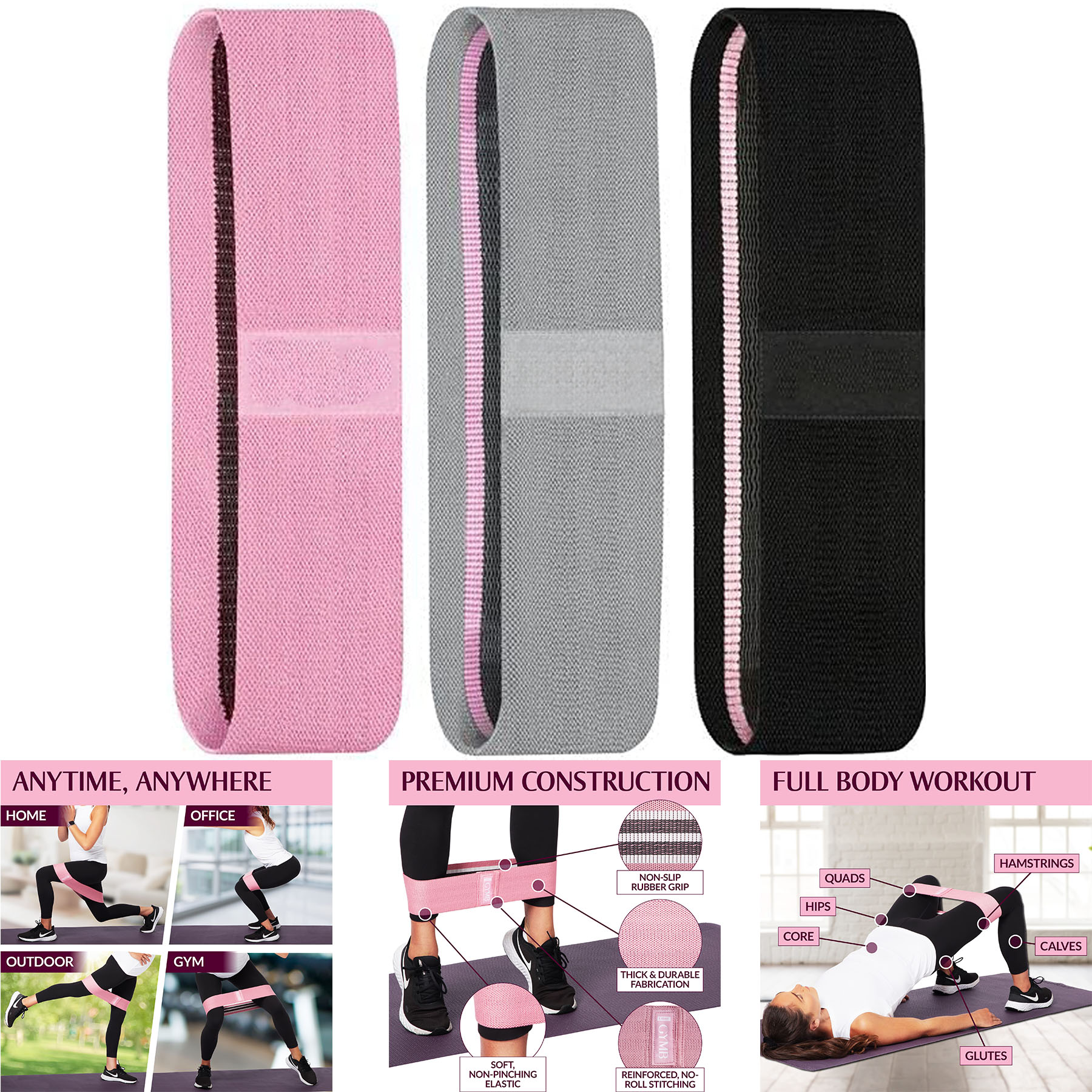 Premium Resistance Bands for Working Out