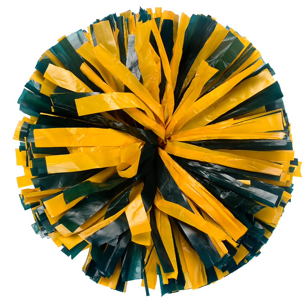 Custom Plastic Show Pom - Mixed Colors 81