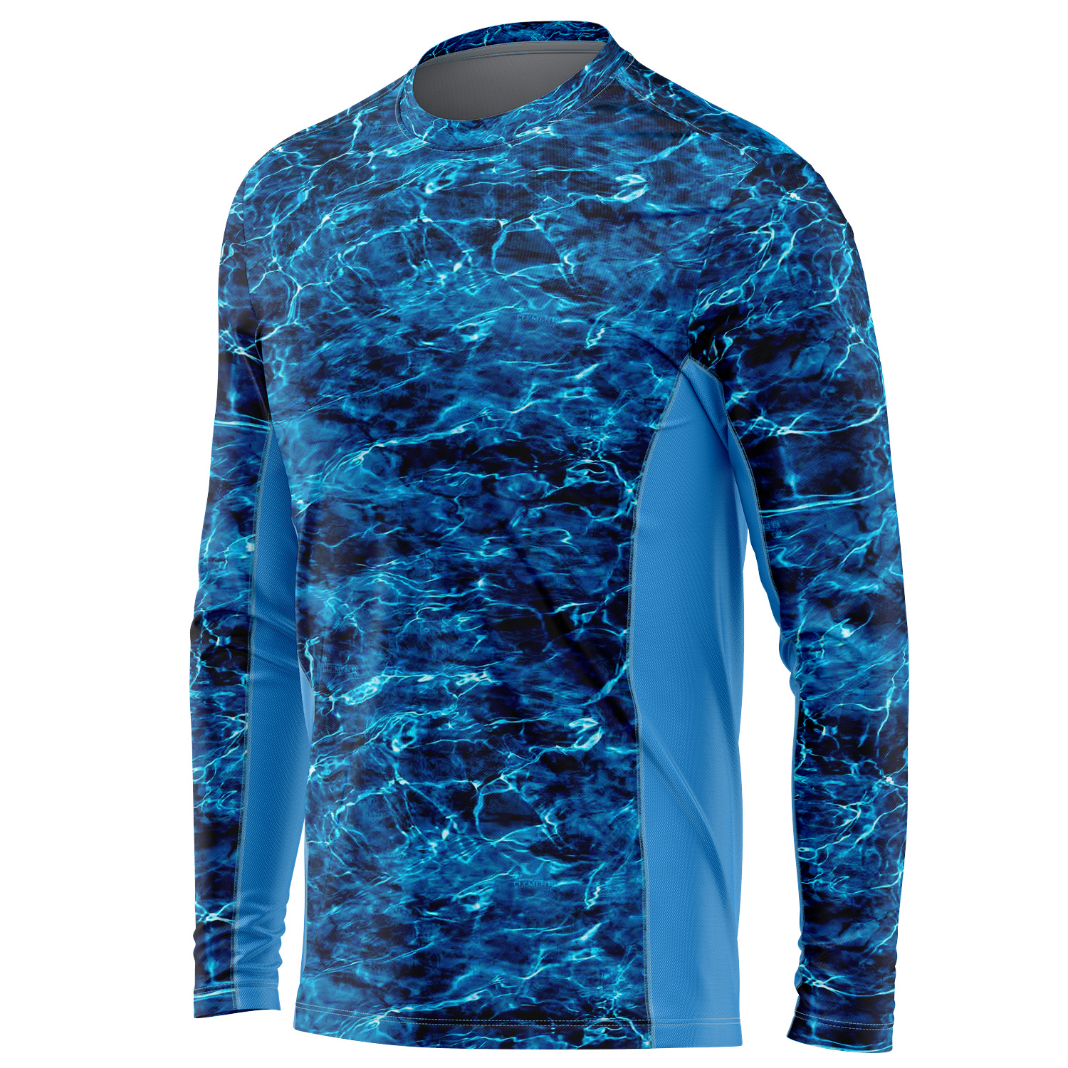 Mossy Oak® Men's 4.4 oz. Polyester Interlock Long Sleeve T-Shirt, UPF 50+ 4