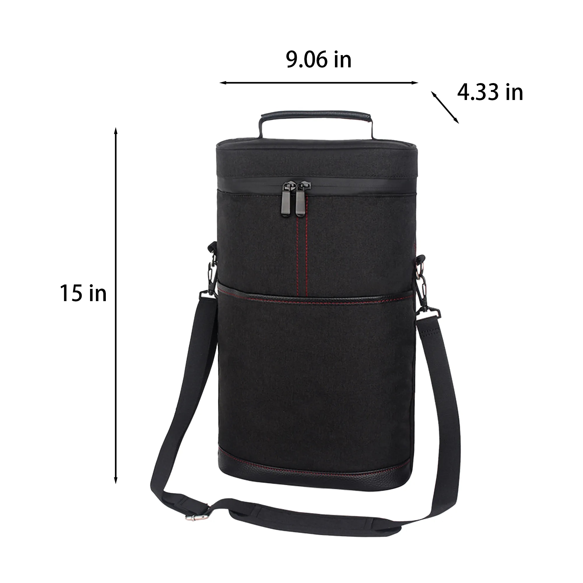 Handheld Round Insulated Wine Bag 4