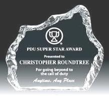Clear Iceberg Acrylic Award 1