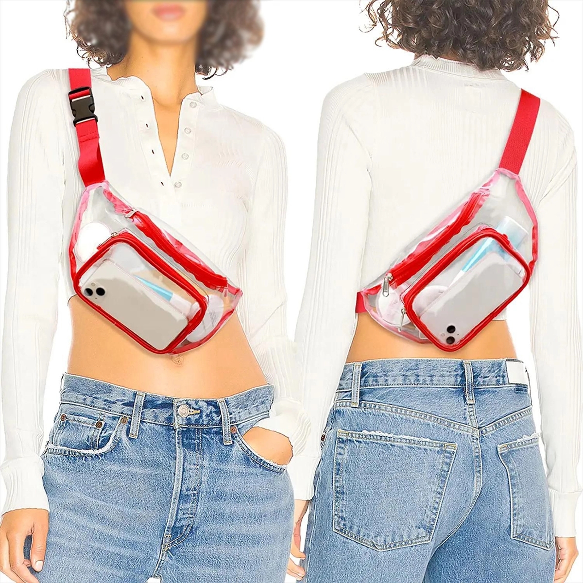 Clear Fanny Pack PVC Bag 3