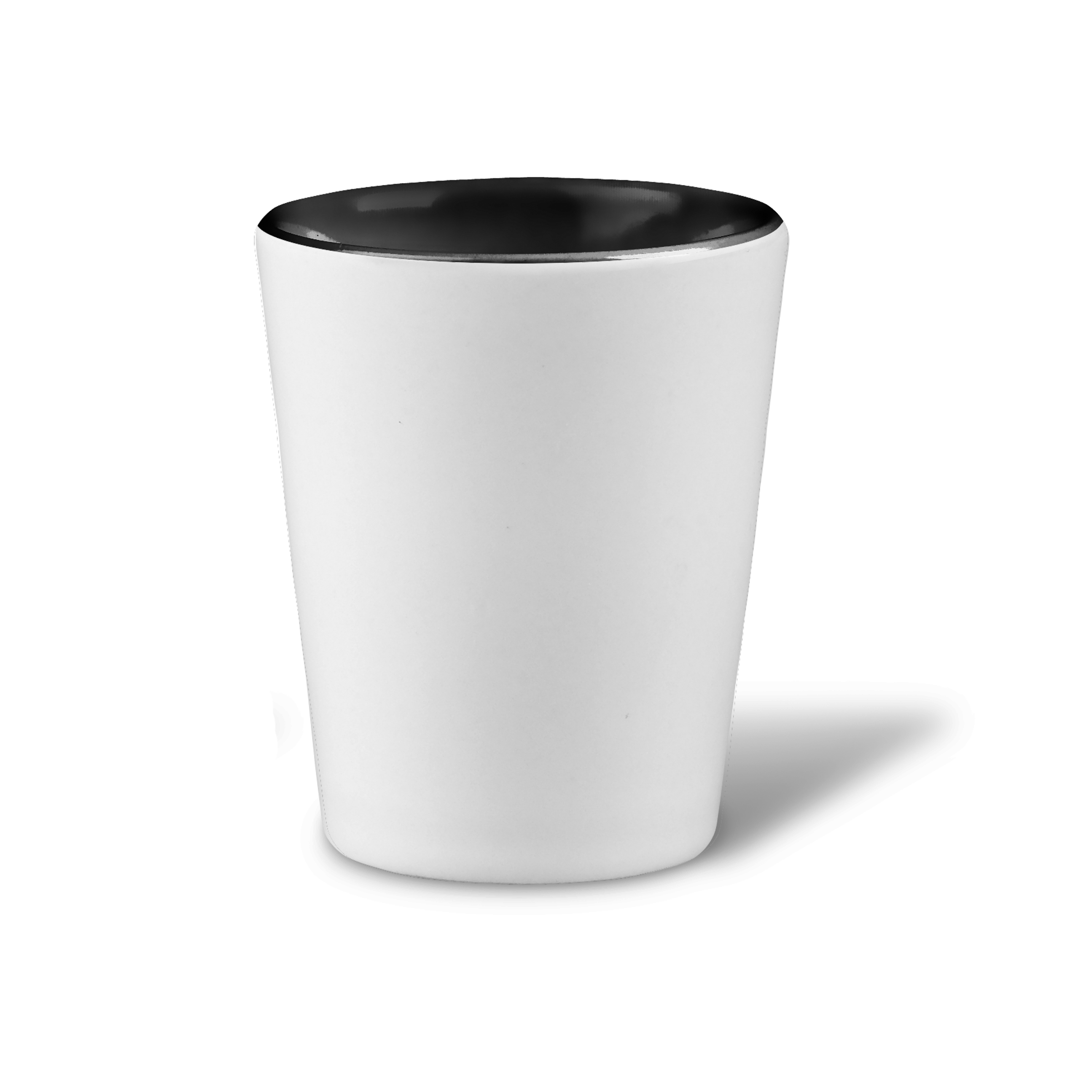 2 Oz. Two Tone Ceramic Shot Glass 2