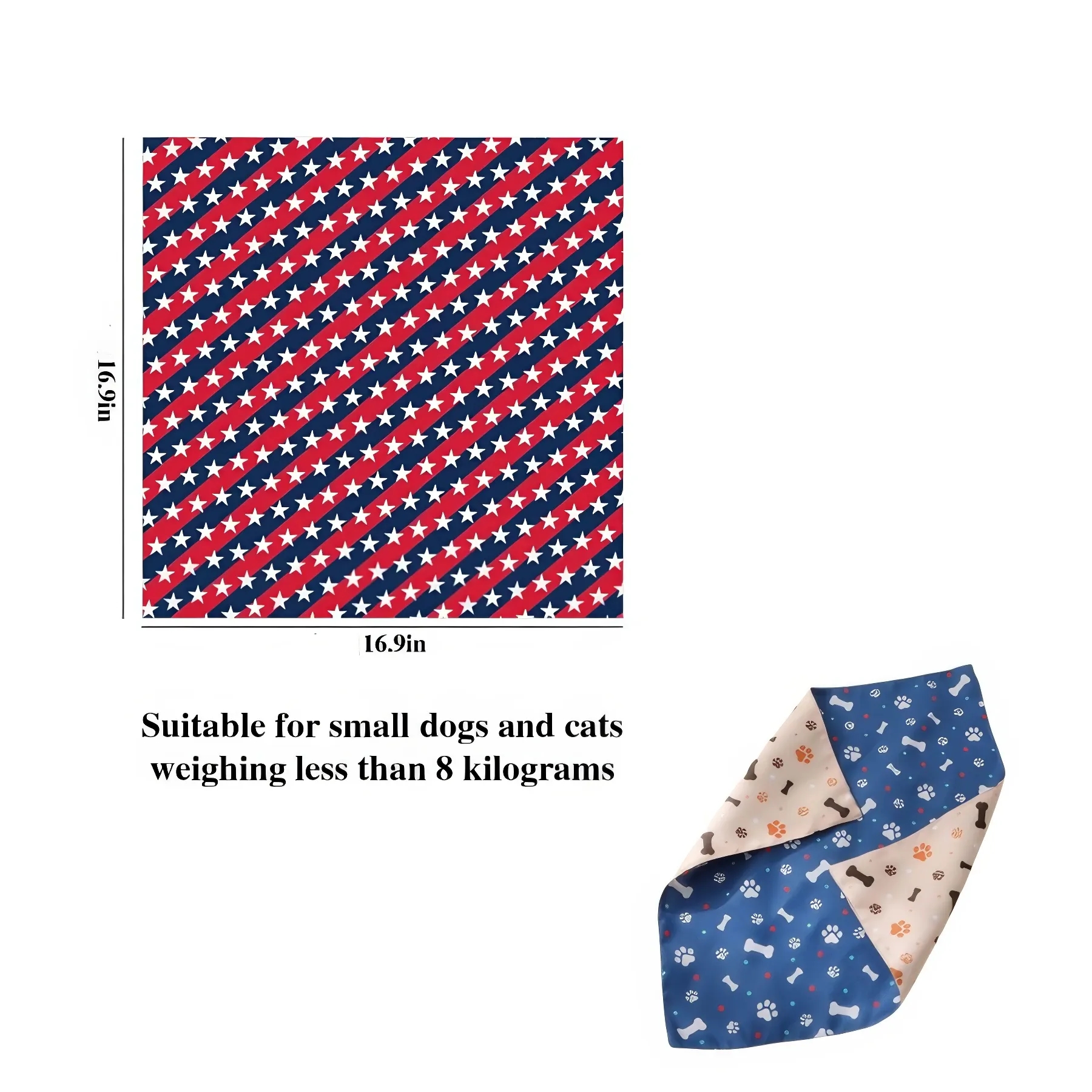 Print Triangle Doggie Neckerchief 2